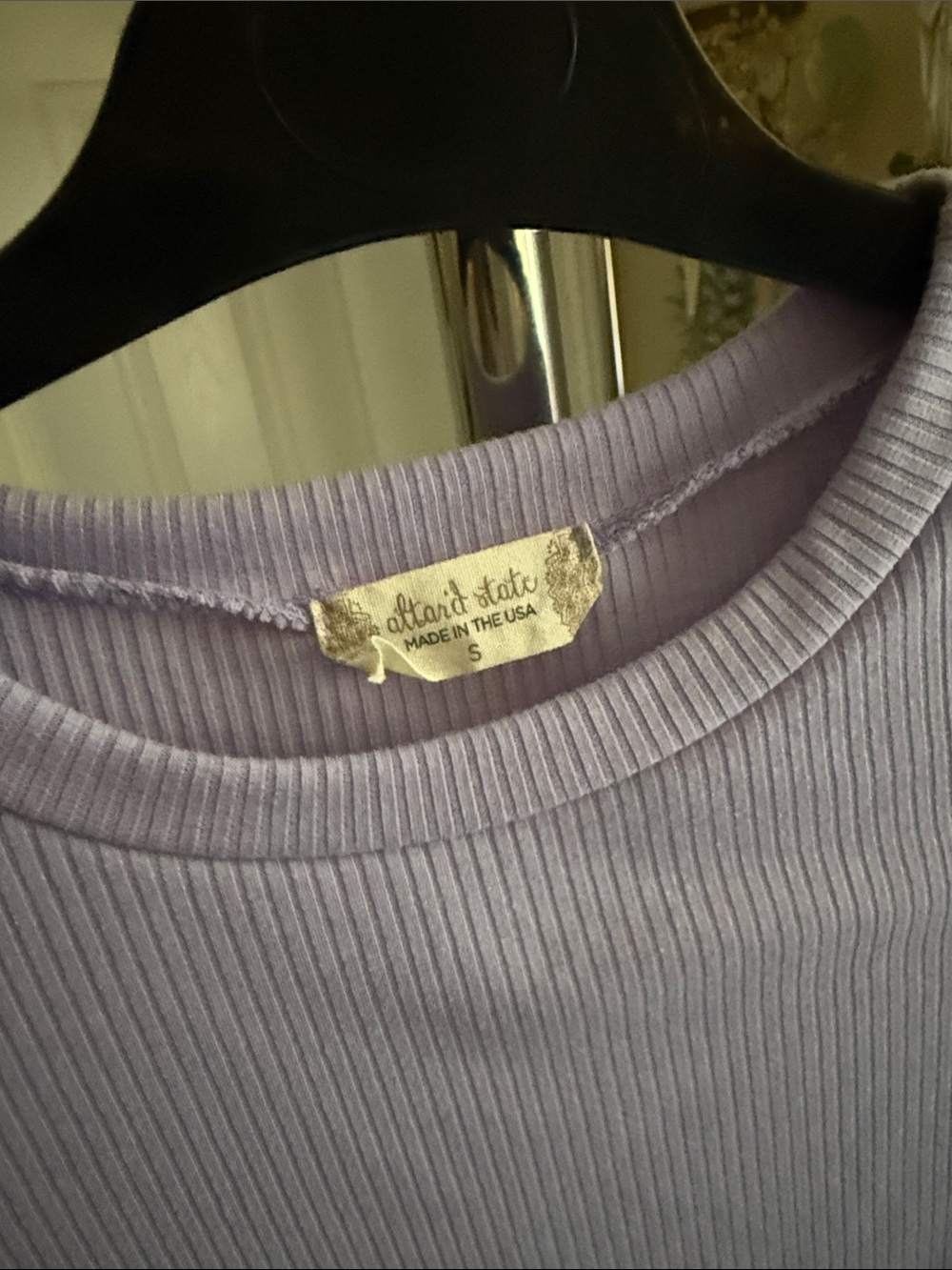 Altar’d State Bodycon Purple Ribbed Dress - Picture 2 of 5